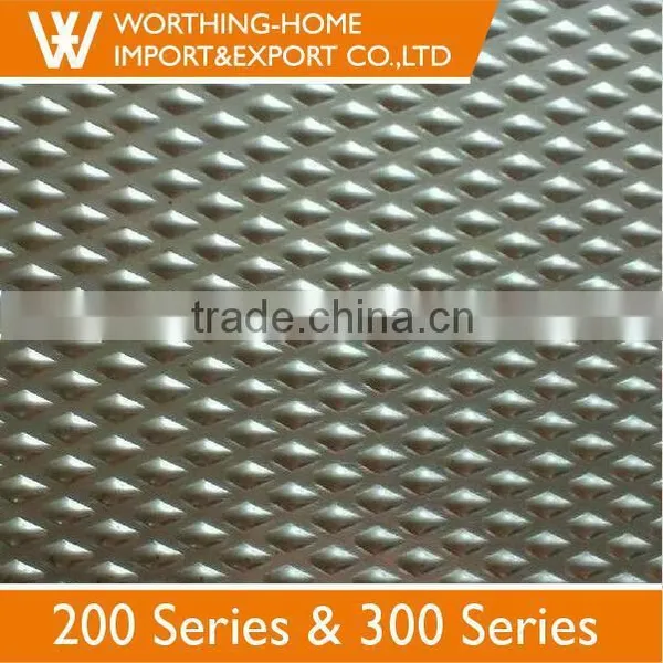 Chequered 201 Stainless Steel Sheet Prices for Stainless Steel Refrigerated Cabinet photo-3