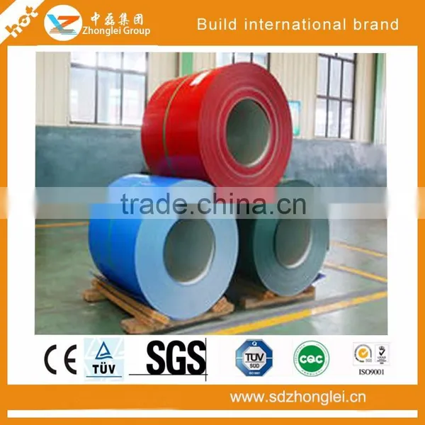 High Quality Hot Sale PPGI Pre-painted Galvanized Steel Coil Red Color photo-3