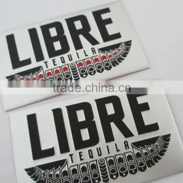 High Quality Spirit Bottle Label, First Class Tequila Bottle Nameplate, Aluminum Brushed Finish Label photo-3