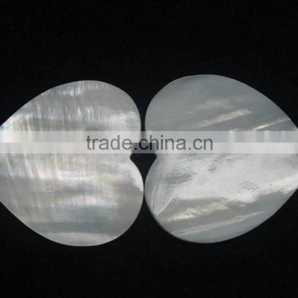 Heart Shape Mother of Pearl Gemstone Cabochon Very Pretty Stone With Nice Polish and Cutting photo-4
