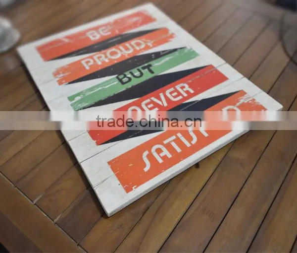 Wooden Vintage Style Sign - Wall Decoration WQ-006 photo-2