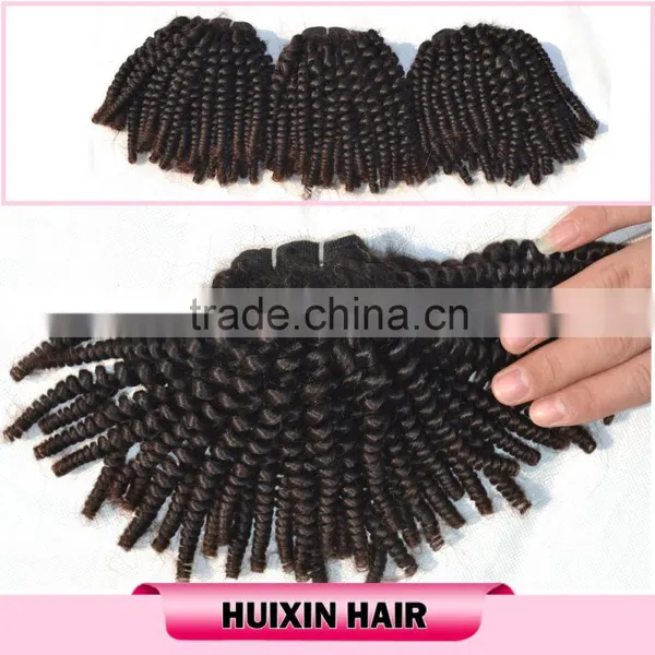 High Quality Russian Virgin Remy Kinky Curly Hair Weave photo-6