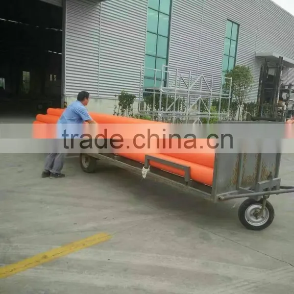 Black Orange Color PE Conduit Pipe Plastic Tube for Electrical System photo-2