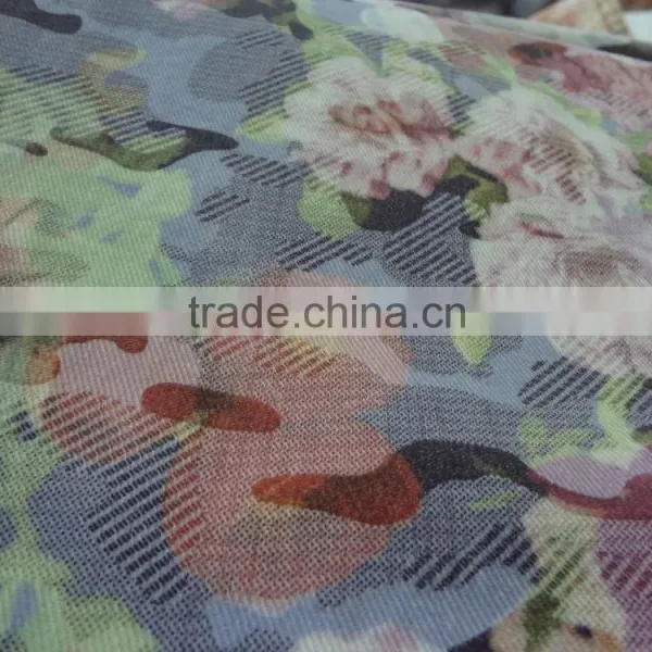 2016 Fashion Spring Short Girls Jacket With Cotton Flower Printing Demin Fabric photo-3