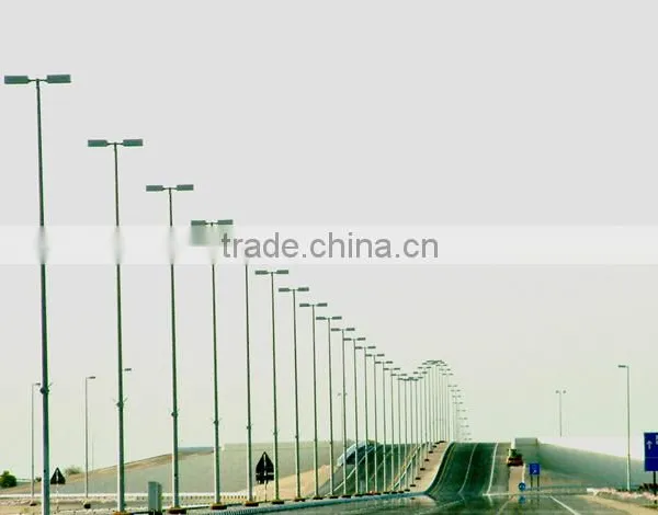 11 m Polygon Street Light Pole -hot Dip Galvanized Lamp Post, Lamp Column photo-4