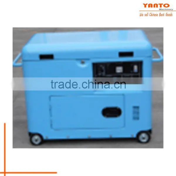 High Power Yanto JJDE7500T3 6Kw Chinese Diesel Generator With Three Phase Electric Generator Engine Starter photo-2