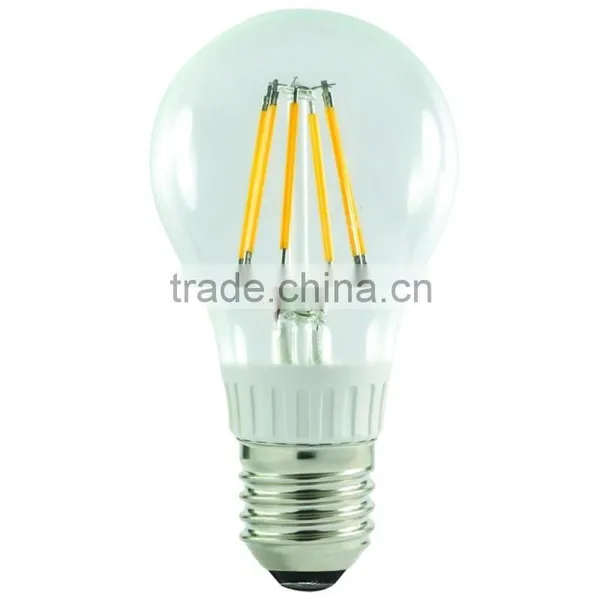 2014 Hot Sale E27 Filament LED Bulb 6W A60