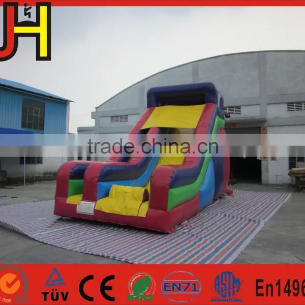 Kids Commercial Green Inflatable Bouncy Slide photo-6