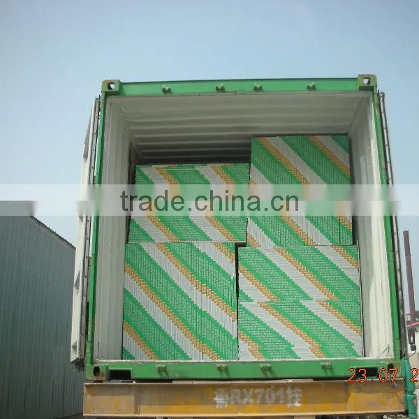 Top Quality Moistureproof Gypsum Board Green Color Drywall Plasterboard photo-4