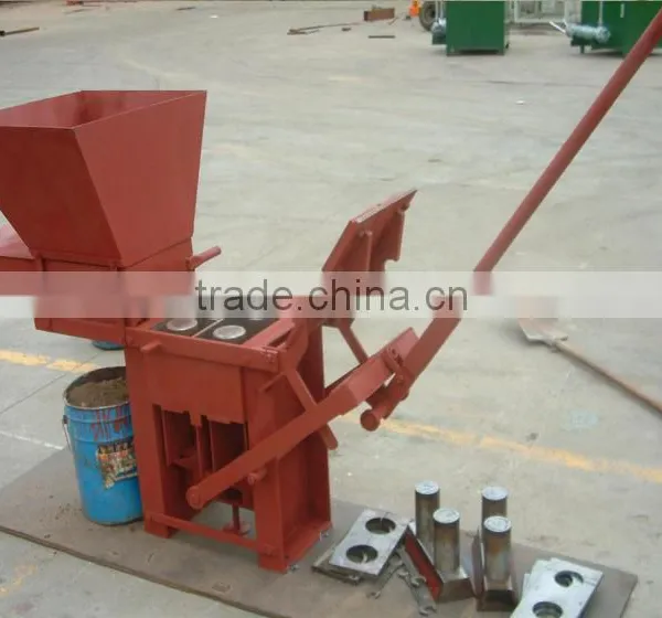 QMR2-40 Manual Clay Interlocking Brick Machine Video photo-6