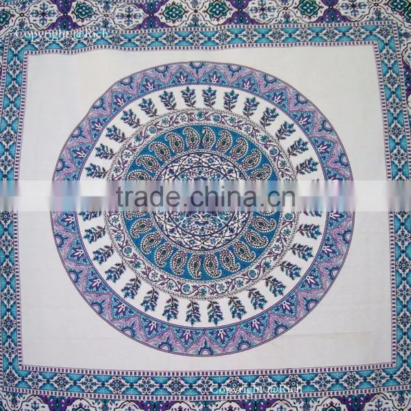 Wholesale Home Decor Wall Hanging Tapestries Cloth Fabric Ombre Indian Mandala Tapestry photo-3