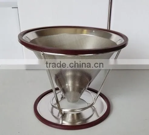 Stainless Steel Reusable Paperless Pour Over Coffee Filter photo-3