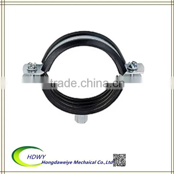 Heavy Duty Pipe Clamp With Rubber;Stainless Steel Pipe Clamp;pipe Clamps With Epdm Rubber Lining photo-2