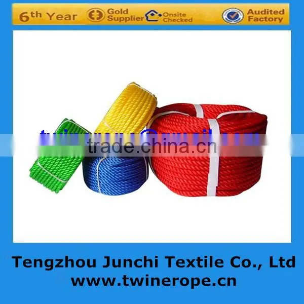 100% High Strength 3 STRAND PE TWIST ROPE photo-2