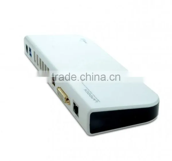 DVI/HDMI Dual Video Super Speed USB 3.0 Universal Docking Station for Laptop Desktop Computer Users photo-2