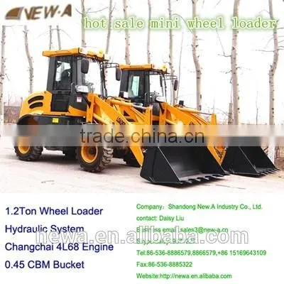 2016 Hot Sale 1.2tons Hydraulic Transmission Wheel Loaders photo-2