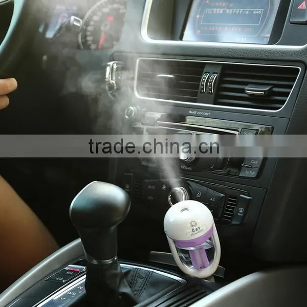 Newest Mini Car Steam Aromatherapy Humidifier Air Purifier Aroma Diffuser Auto Mist Maker Fogger DC12V photo-2