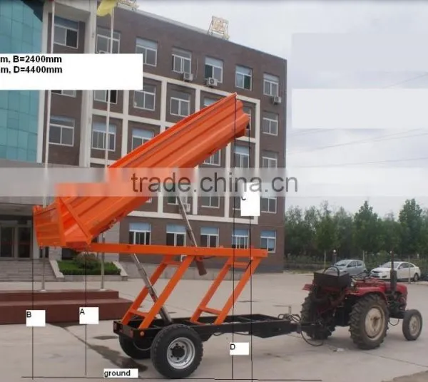 New Design Top Quality Trator Use Patota Loading Tipping Trailer With CE photo-2