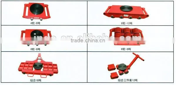 360 Degree Heavy Duty Material Handling Industrial Cargo Trolley photo-2