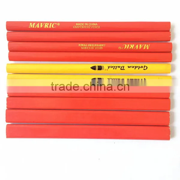 7 Inche HB Lead Wooden Round Carpenter Pencils With Custom Logo photo-2
