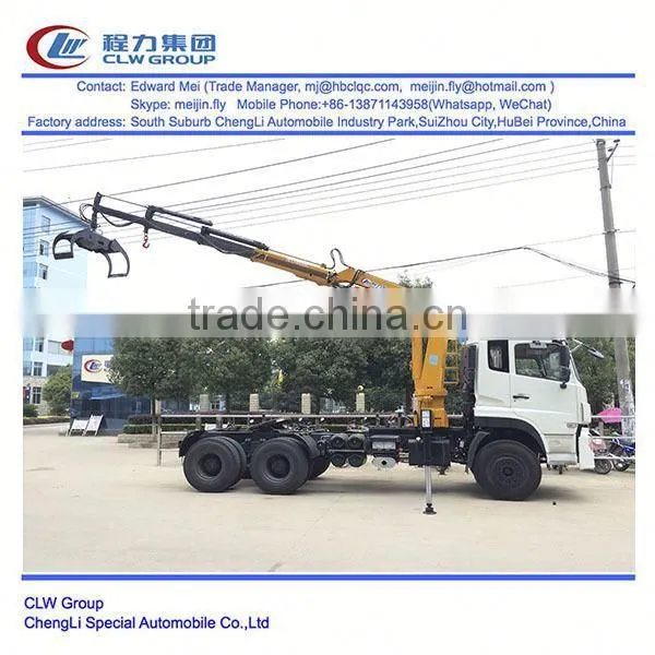 Dongfeng 6*4 Truck Tractor With Crane 200 Ton Liebherr Truck Crane photo-2