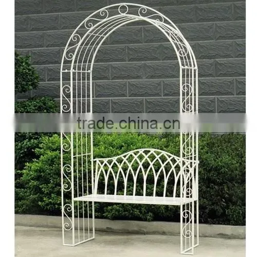 Wrought Iron 2 Seater Bench photo-3