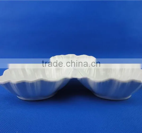 Bulk Ceramic Plates Leaf Shape photo-2