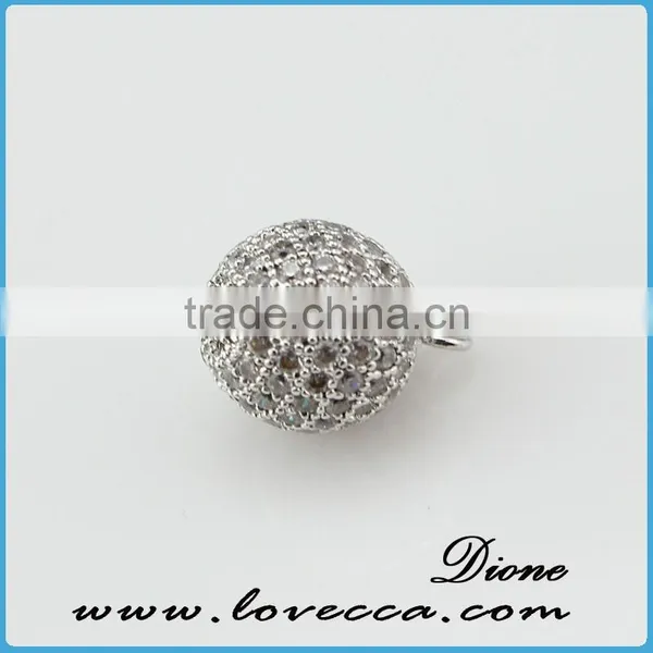Hot!!! Copper Globe Pendant Necklace With Fashion Micropave Setting Pendant for Woman photo-4