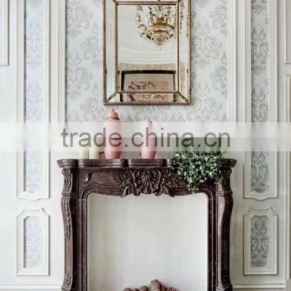 Antique Solid Wood Frame Handmade Flowers Painting photo-5