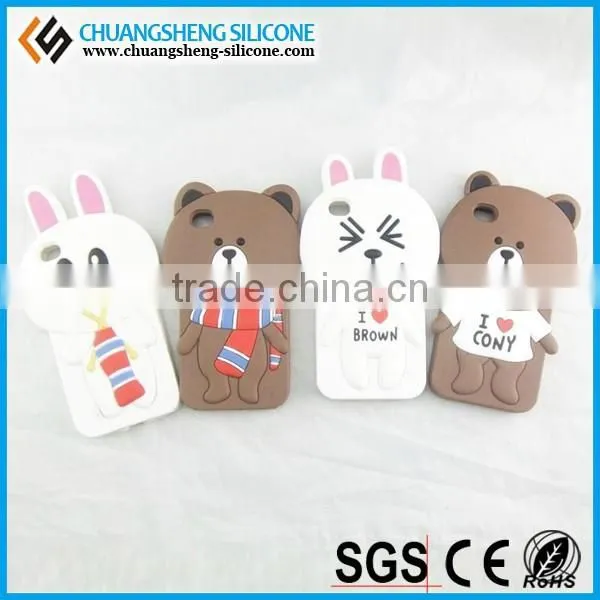 High Quality New Fashion Duck Shape Silicone Phone Cover photo-6