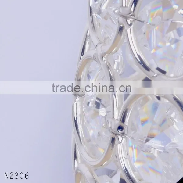 New Type Metal Plated Candle Holder With Crystal for Home Part Decorative Candlestick Stand Free Shipping photo-5