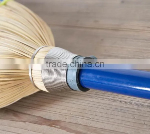 Brooms Factory in China, Garden Tool Long Wood Handle Broom Grass Brooms photo-6