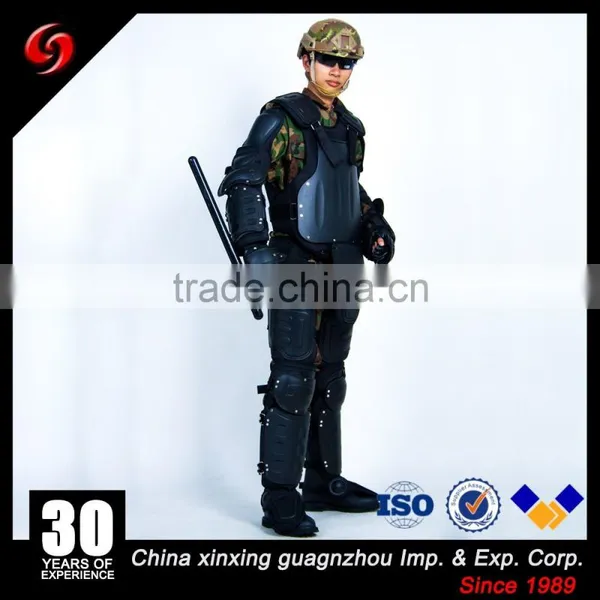 Riot Body Protector Padded Body Suit Full Body Armor Suit With Blue Riot Helmet