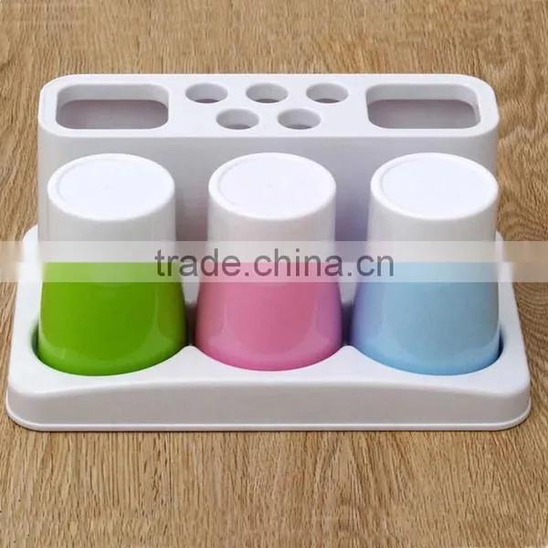 Plastic Tooth Brushes Organizer , Bathroom Storage Rack , Toothbrush Toothpaste Stand Holder , photo-3