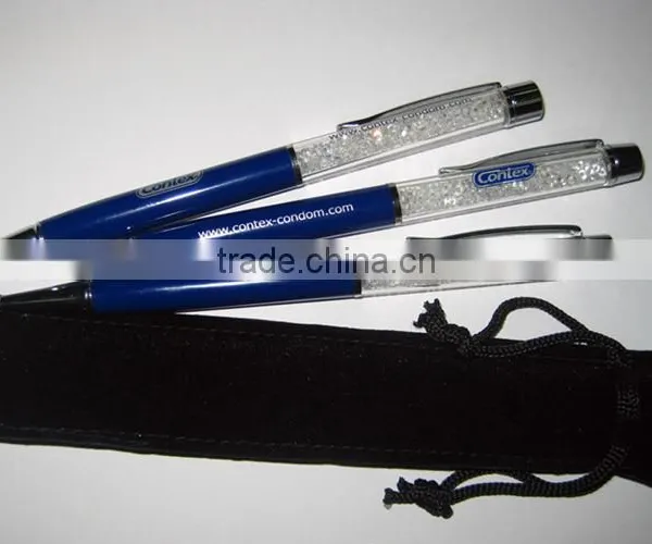 New Fashional Metal Touch Crystal Diamond New Ball Pen/promotional Ball Pen/shining Ball Pen photo-2