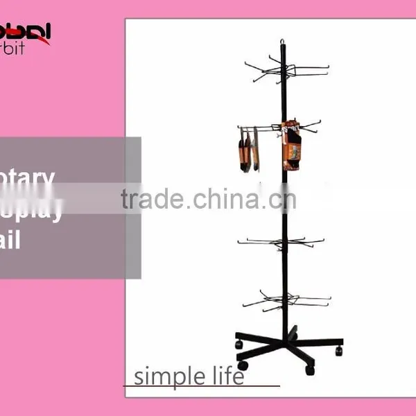 Steel Adjustable Arm Store Fixture Display Stand 4 Way Garment Hanging Rail photo-6