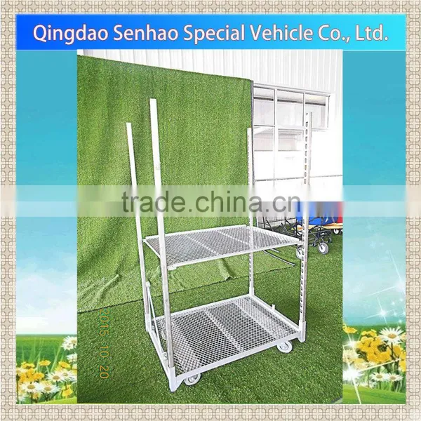 Nursery Trolley for Sale & Net Mesh Plant Trolley & Flower Cart TC13859 photo-2