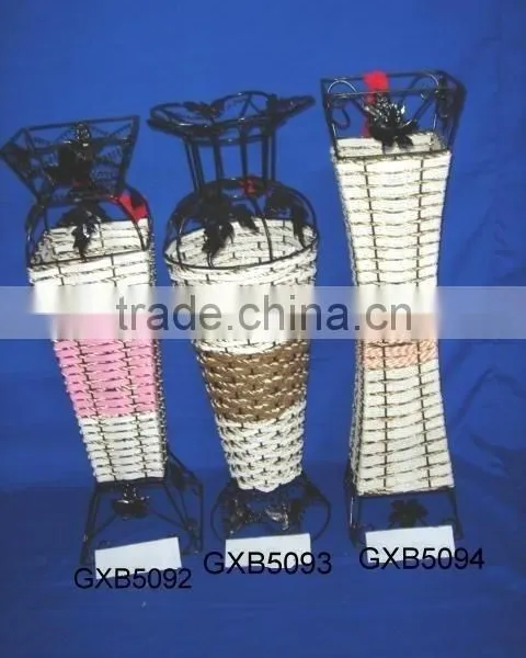 Metal Paper Ripe Flower Stand / Metal Flower Pot Stand