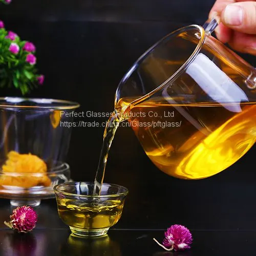 Strong Glass Tea Set Glass Coffee Set Hot Water Glassware Wholesale Glass Teaset photo-5