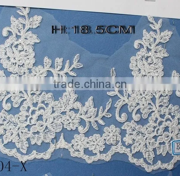 Chinese Factory Directly Selling Embroidery Lace Trim for Bridal With Bottom Price photo-5