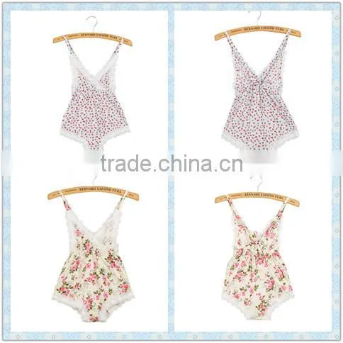 Summer Newborn Baby Clothes Floral Romper Wholesale Cheap Girls Newborn Rompers. photo-2