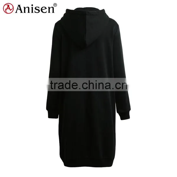 Oem Service Custom 100% Cotton Women Long Xxxxl Hoodies photo-6