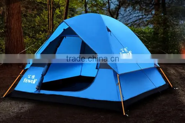 T10 High Quality Aluminum Pole Plain 3-4 People Outdoor Activity Party Camping Tent photo-3