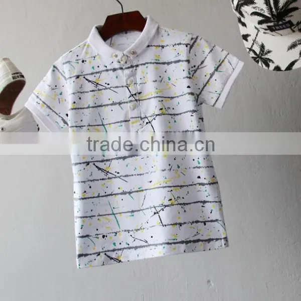 Zm35669a Fashion Kid Cotton T-shirts Casual Boys Sport Shirts photo-2