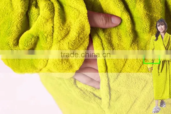 Wholesale Printed Knee Length Delicates Robe photo-5