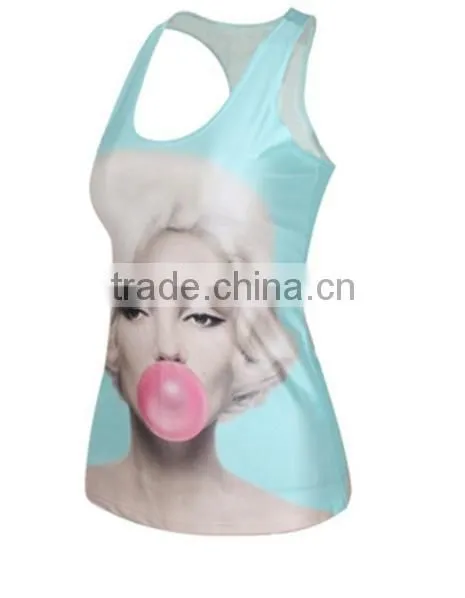 Top Quality Gym Tank Top Fashion Printing Women Tank Top Wholesale photo-3