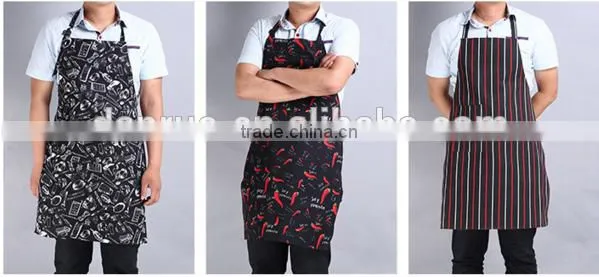 Man Cotton Canvas Black Color OEM Kitchen Bib Apron photo-6