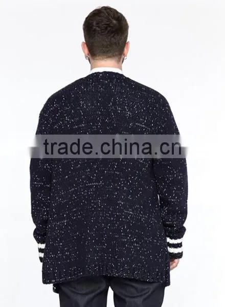 2017 Trend Cool Knitwear Winter Long Thick Sweater Mens Cardigan for Wholesale photo-4