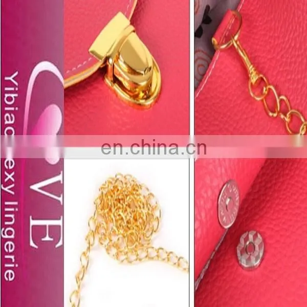 Mordern Design Pink of Ladies Bag Affordable Envelope Clutch Chain Hand photo-5