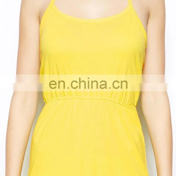 CHEFON Only Jersey Yellow Maxi Dress photo-4